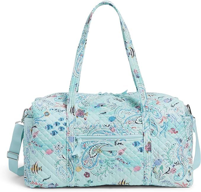 Vera Bradley Women's Signature Cotton Large Travel Duffel Bag | Amazon (US)