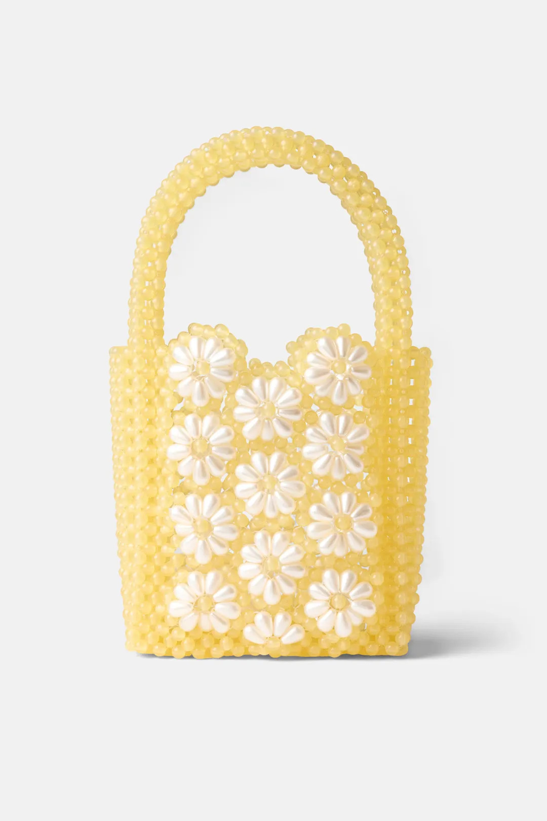 Yellow Daisy Beaded Mini Bag | Rent the Runway