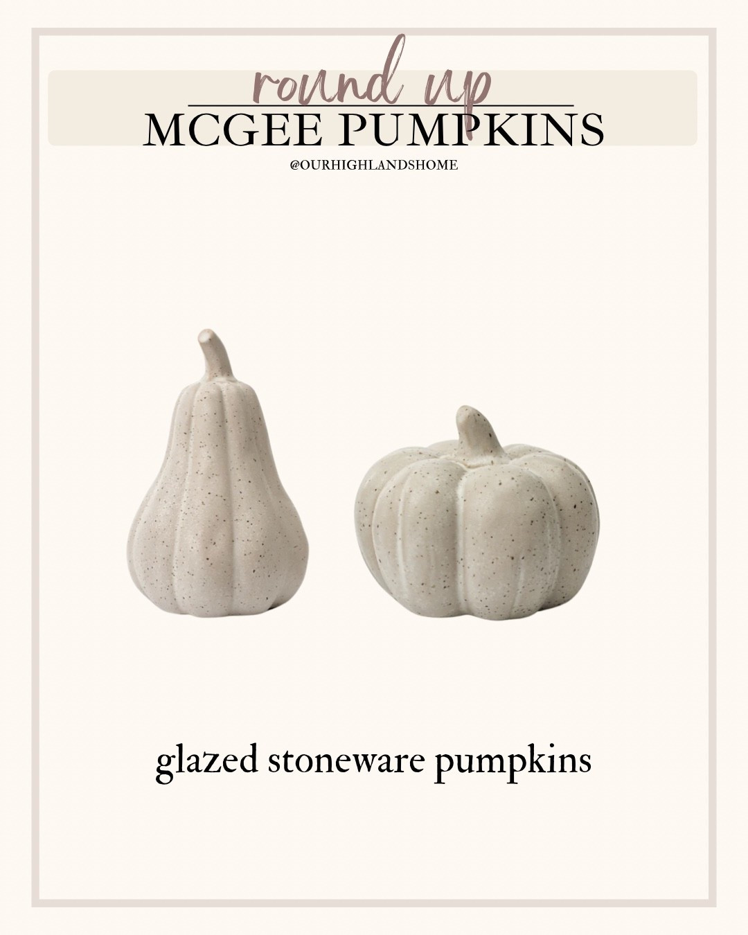 beautiful glazed stoneware pumpkins by mcgee and co 

#LTKSeasonal #LTKHome #LTKFallSale