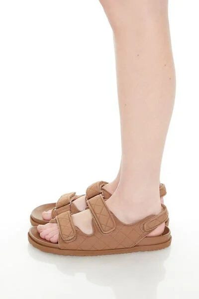 Quilted Dual-Strap Sandals | Forever 21