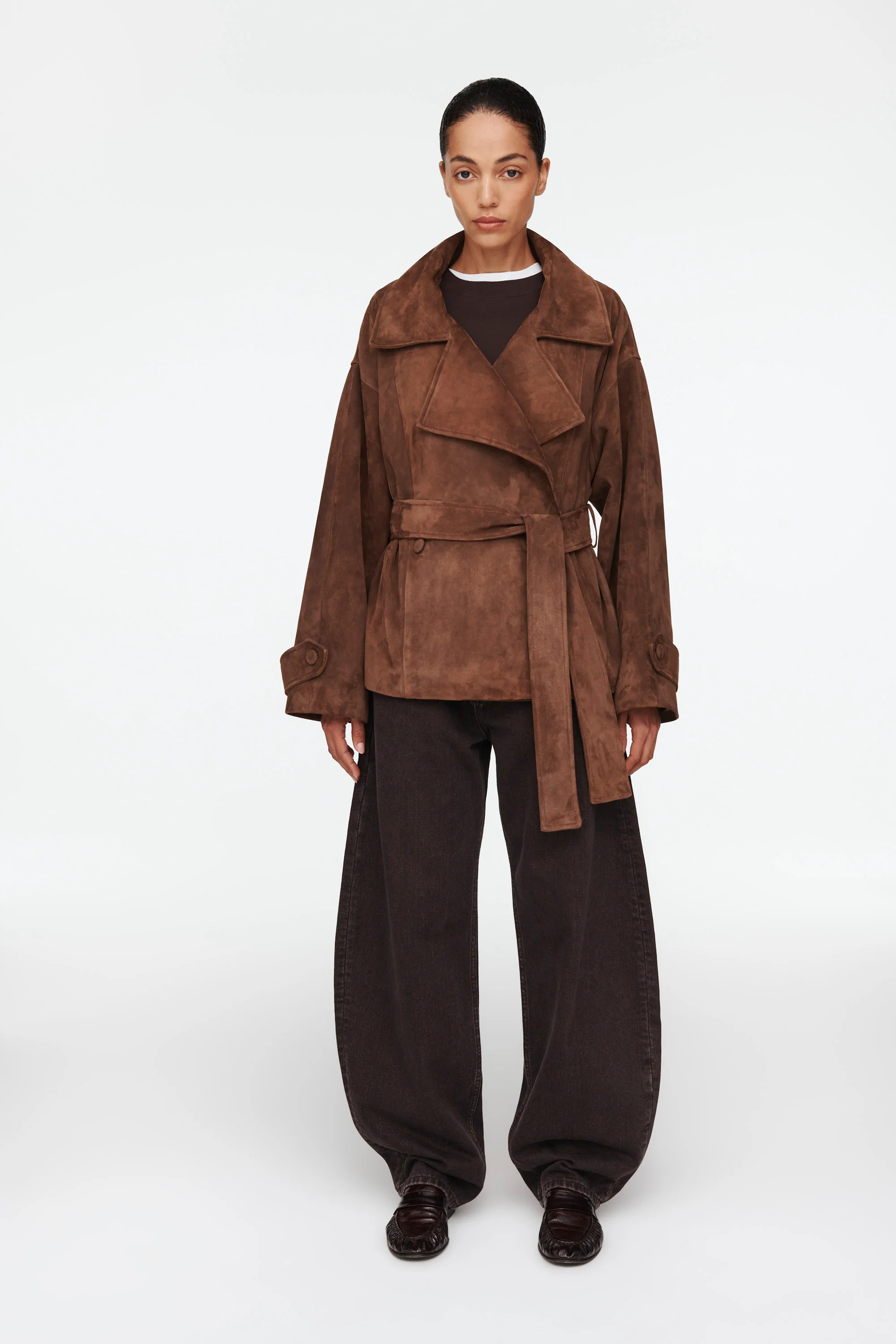 Bella Suede Jacket | DUCIE