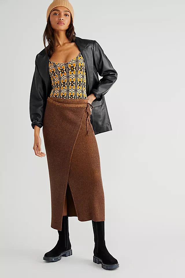 Borderline Midi Skirt | Free People (Global - UK&FR Excluded)