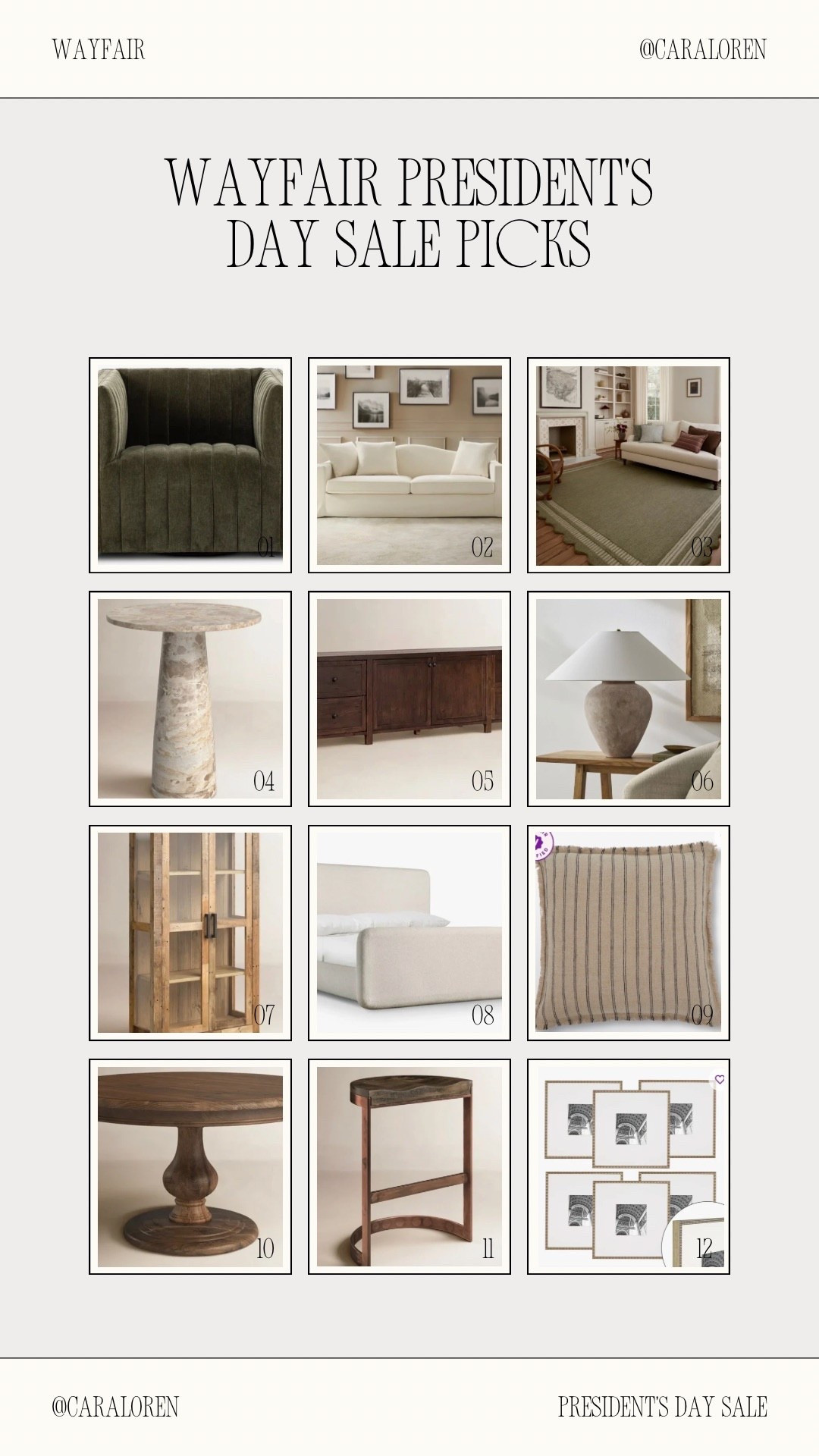 @Wayfair Presidents’ Day sale ends tonight! Here are my picks 

#LTKSaleAlert #LTKHome