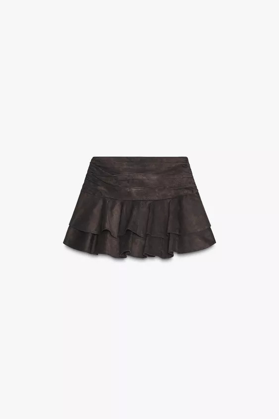 RUFFLED SKORT | Zara US