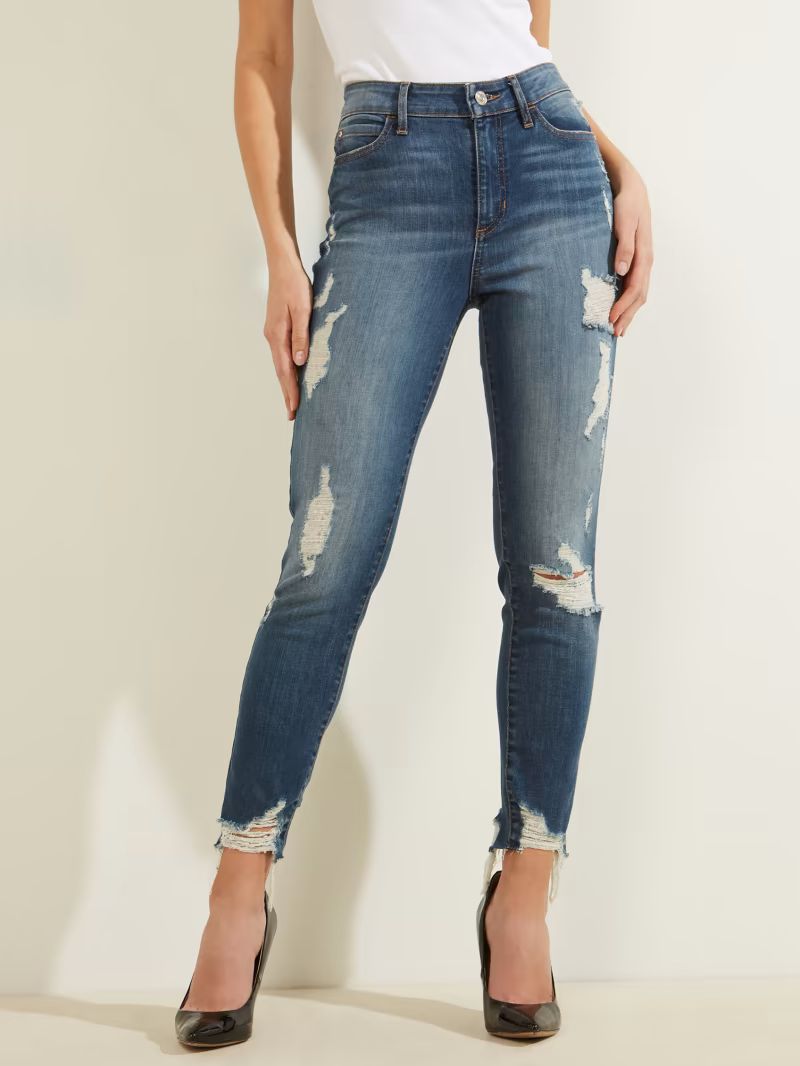 1981 Destroyed High-Rise Skinny Jeans | Guess (US)