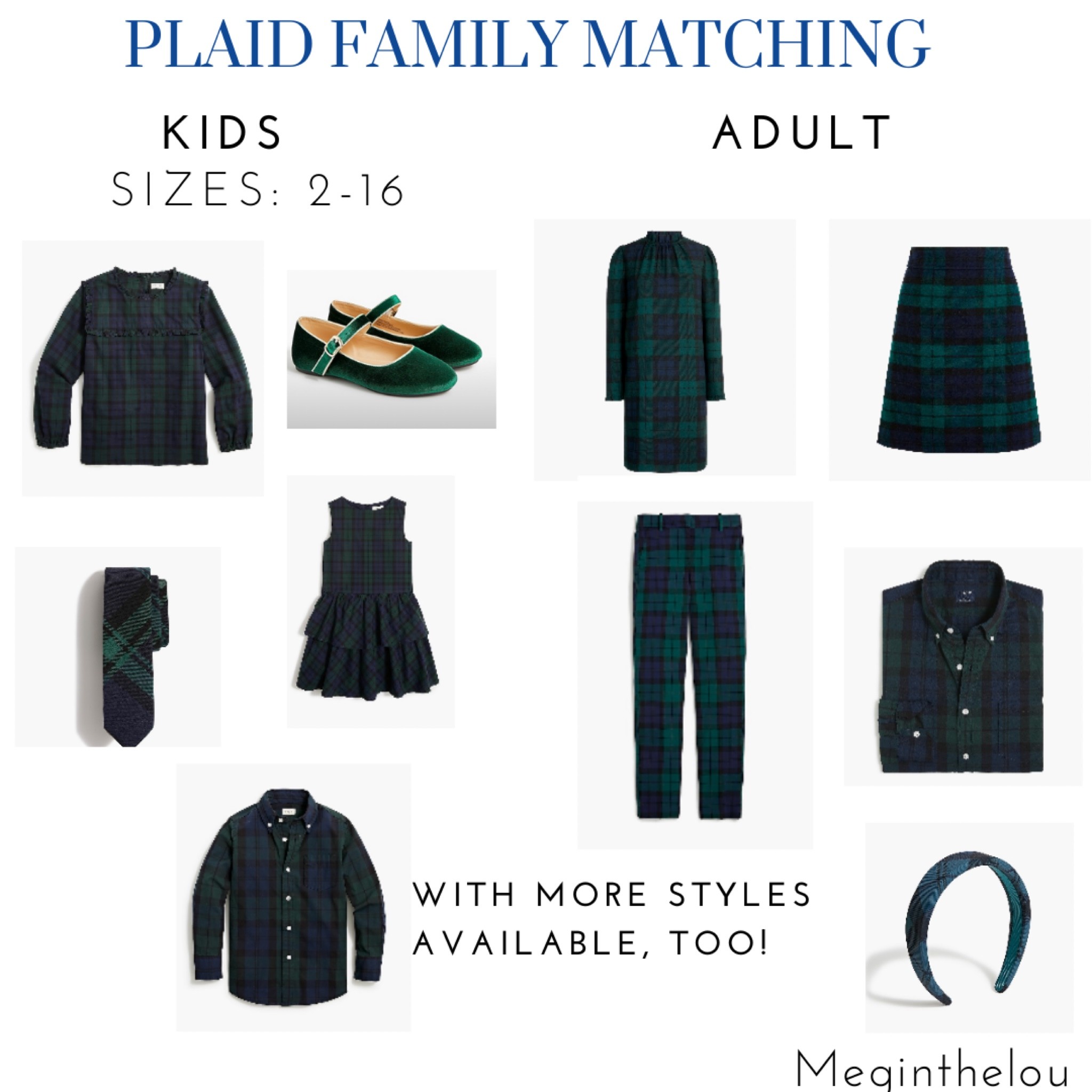 Black watch plaid matching family outfits 

#LTKfamily #LTKsalealert #LTKunder50 #LTKunder100 #jcrewfactory #jcrewfactorysale #salefinds #plaid #matchingplaid #matching #familymatching #christmasmatching 


#LTKHoliday #LTKSeasonal #LTKkids