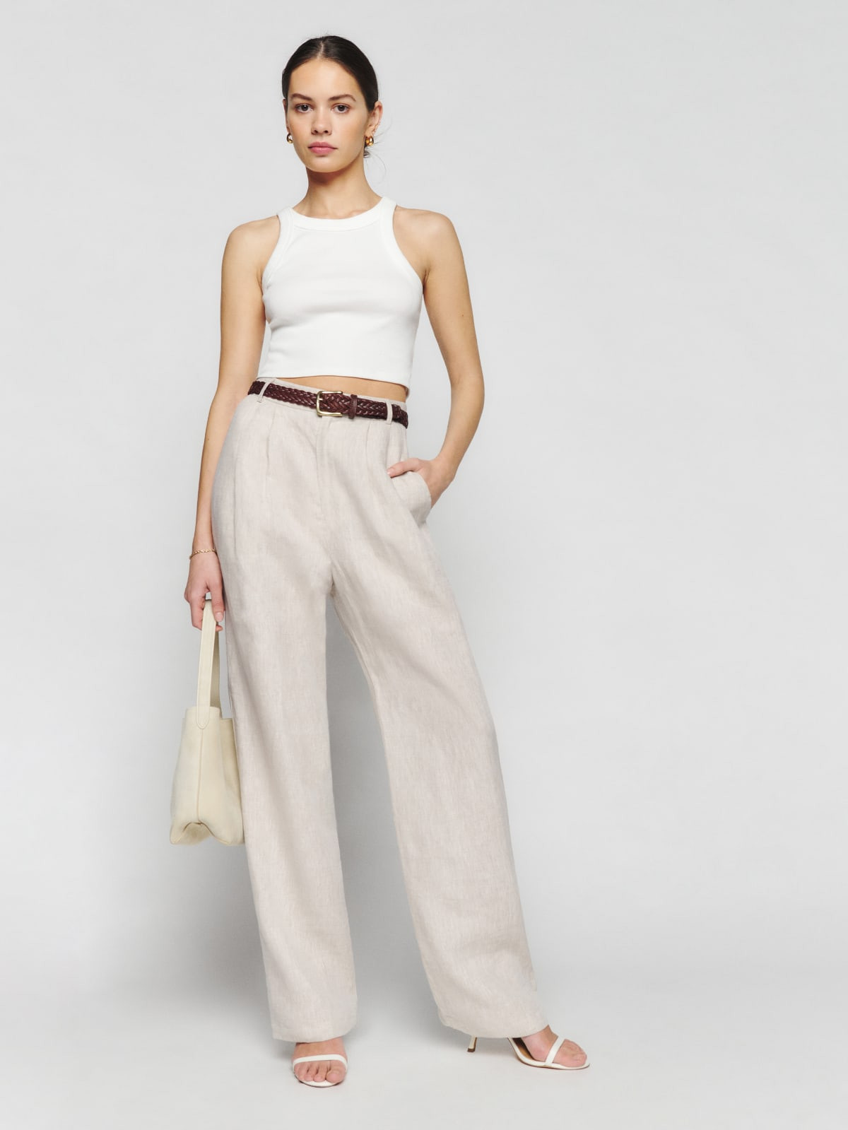 Mason Linen Pant | Reformation (Global)