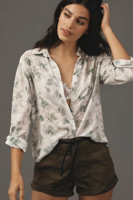 Cloth & Stone Printed Buttondown Shirt | Anthropologie (US)