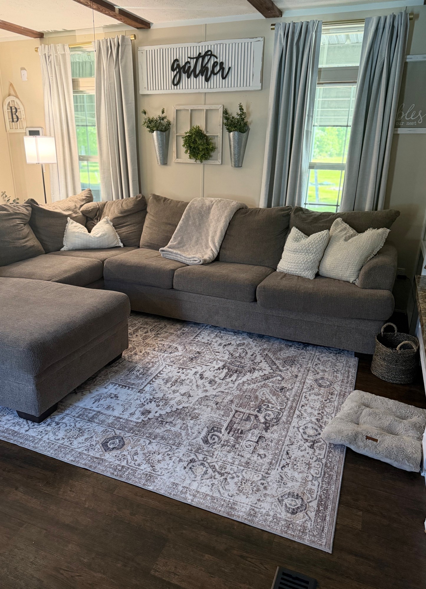 This new rug matches my living room perfectly! This is 8x10 (out of stock) in taupe! I put some Similar options👇

#LTKHome