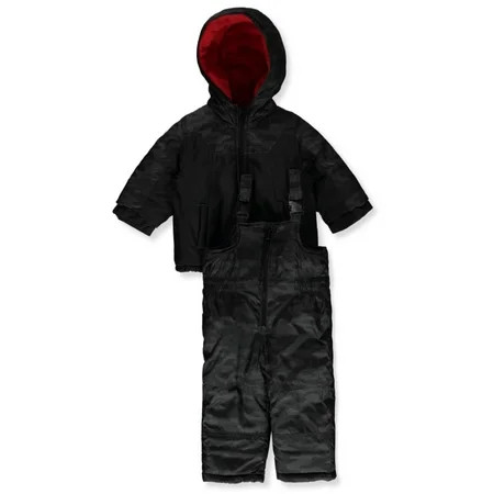 Carter s Baby Boys 2-Piece Camo Snowsuit Jacket Set Outfit - black 12 months (Infant) | Walmart (US)