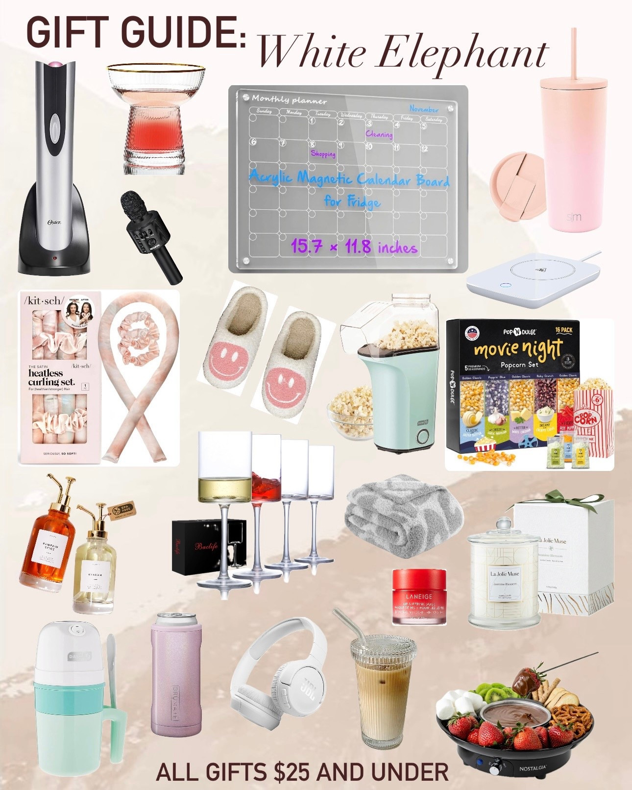 White Elephant Gifts! Holiday gifts to take to your white elephant or dirty Santa party! All gifts are $25 or under!

#LTKHoliday #LTKFindsUnder50 #LTKGiftGuide