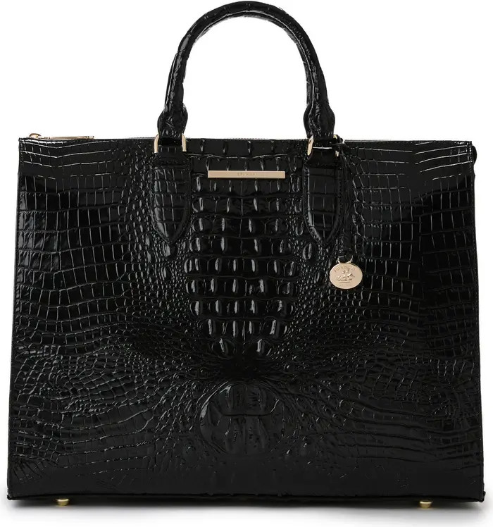Brahmin Business Croc Embossed Leather Tote | Nordstrom | Nordstrom