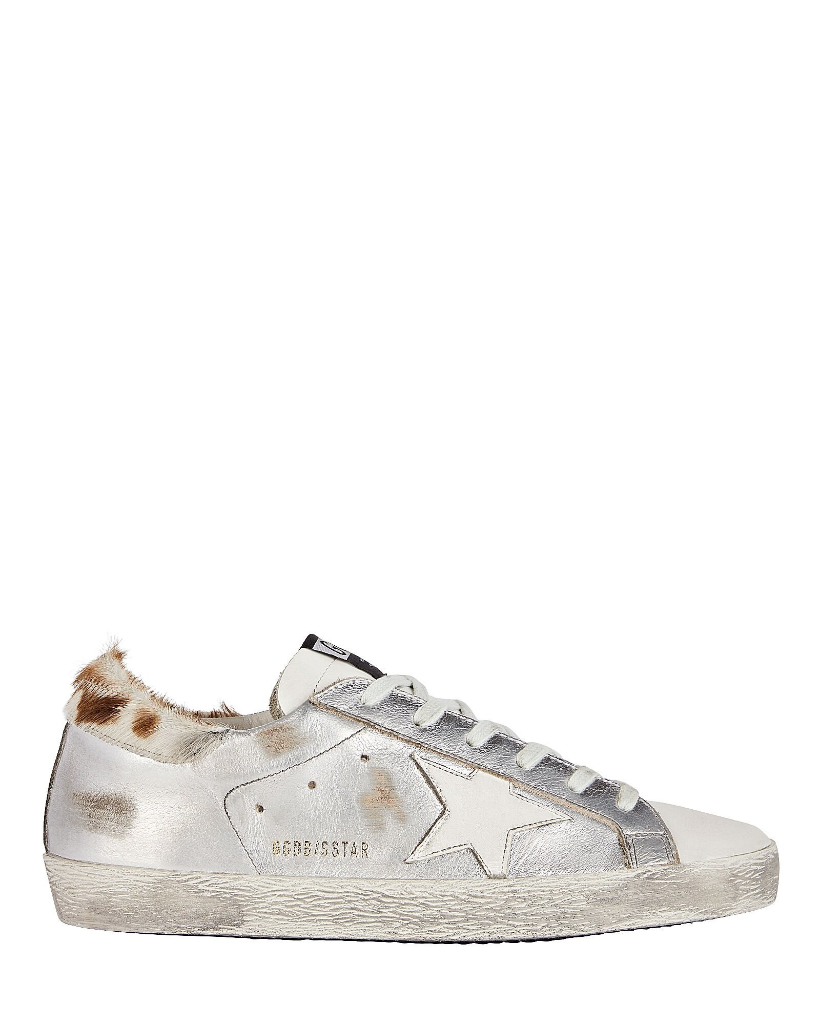 Superstar Calf Hair-Trimmed Sneakers | INTERMIX