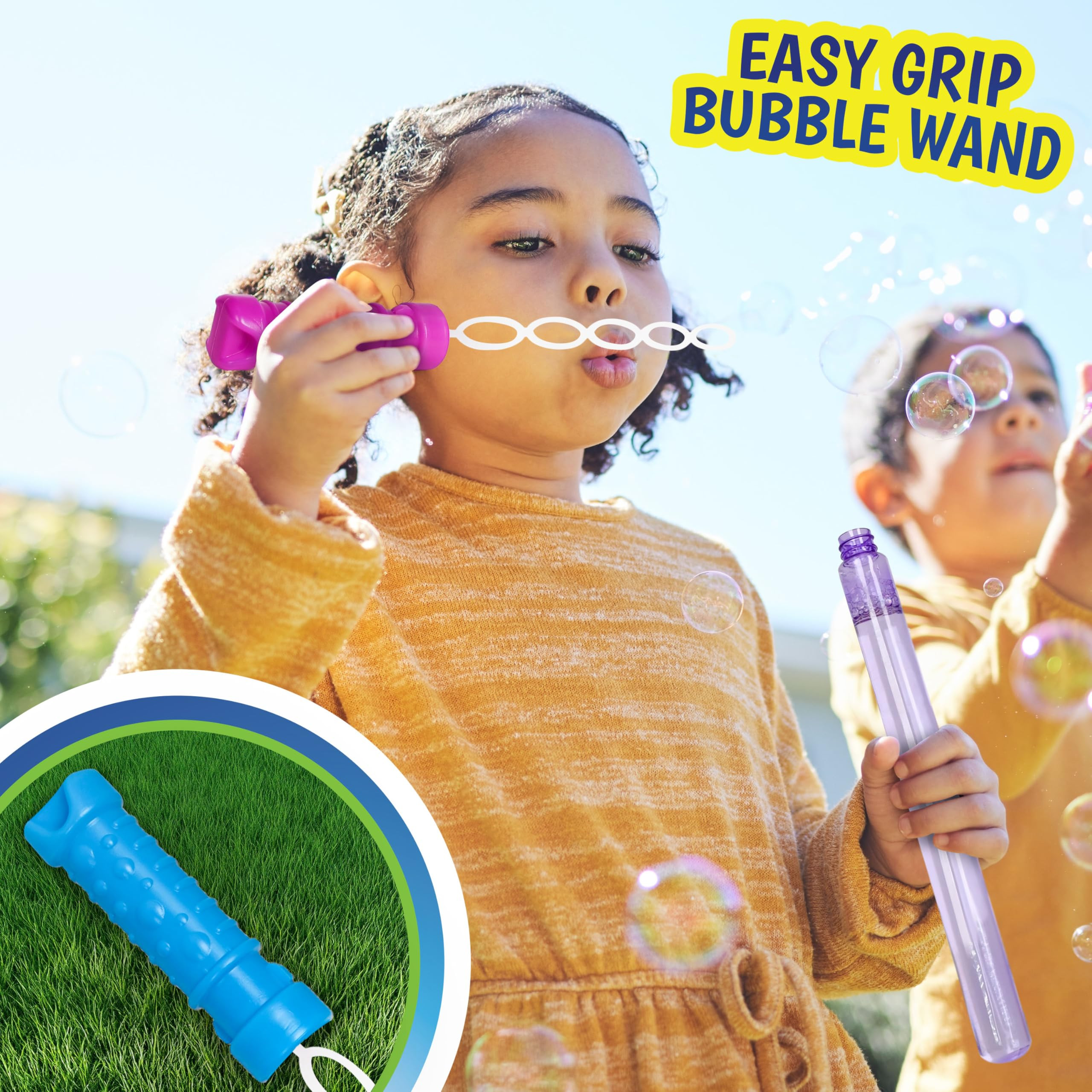 Sunny Days Entertainment Maxx Bubbles 4oz Bubble Wands – 6 Pack Bubble Wand Toy | Summer Fun, O... | Amazon (US)