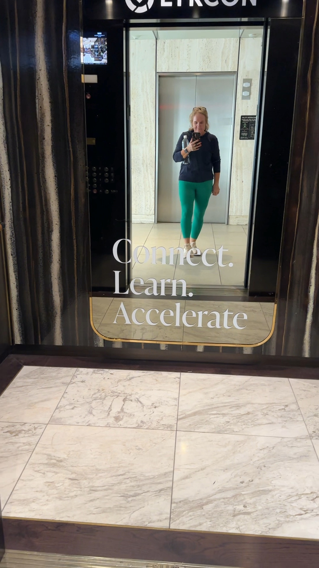 Walked on the elevator this morning to this fit check!  😂🤪😂

In the gym getting some steps in before a busy day at #LTKCON

Love these athleta leggings with pockets. Good compression too. 

I’ll def be wearing this hoodie tee too when I run at home. 

Size large in the hoodie and tank, size 10 in the leggings. 

Athleta leggings running tights performance activewear  

#LTKOver40 #LTKActive