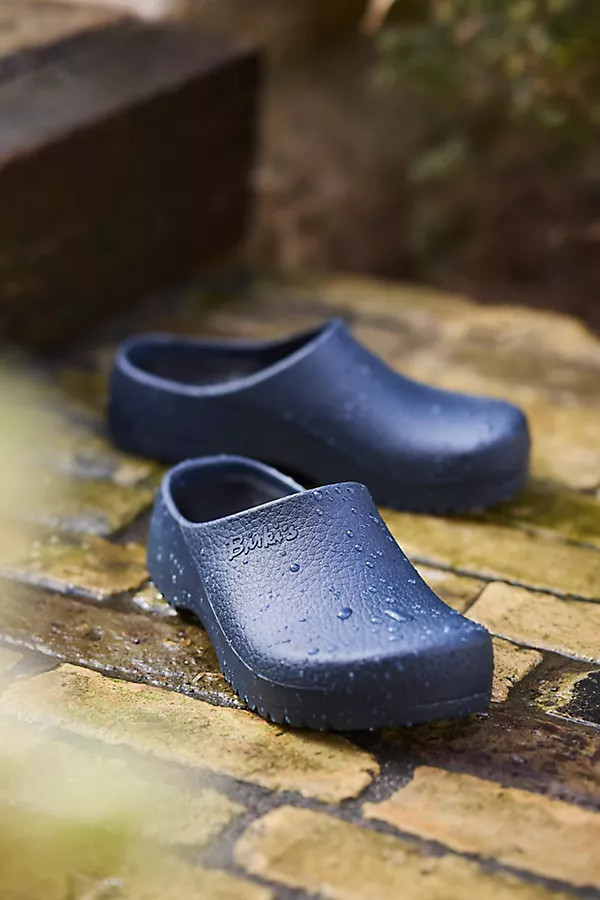 Super-Birki Clogs, Navy | Anthropologie (US)