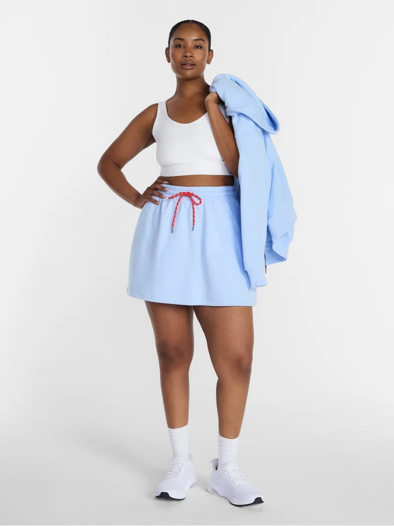 Athletic Works Women's and Women's Plus Fleece Skort, Size XS-4X | Walmart (US)