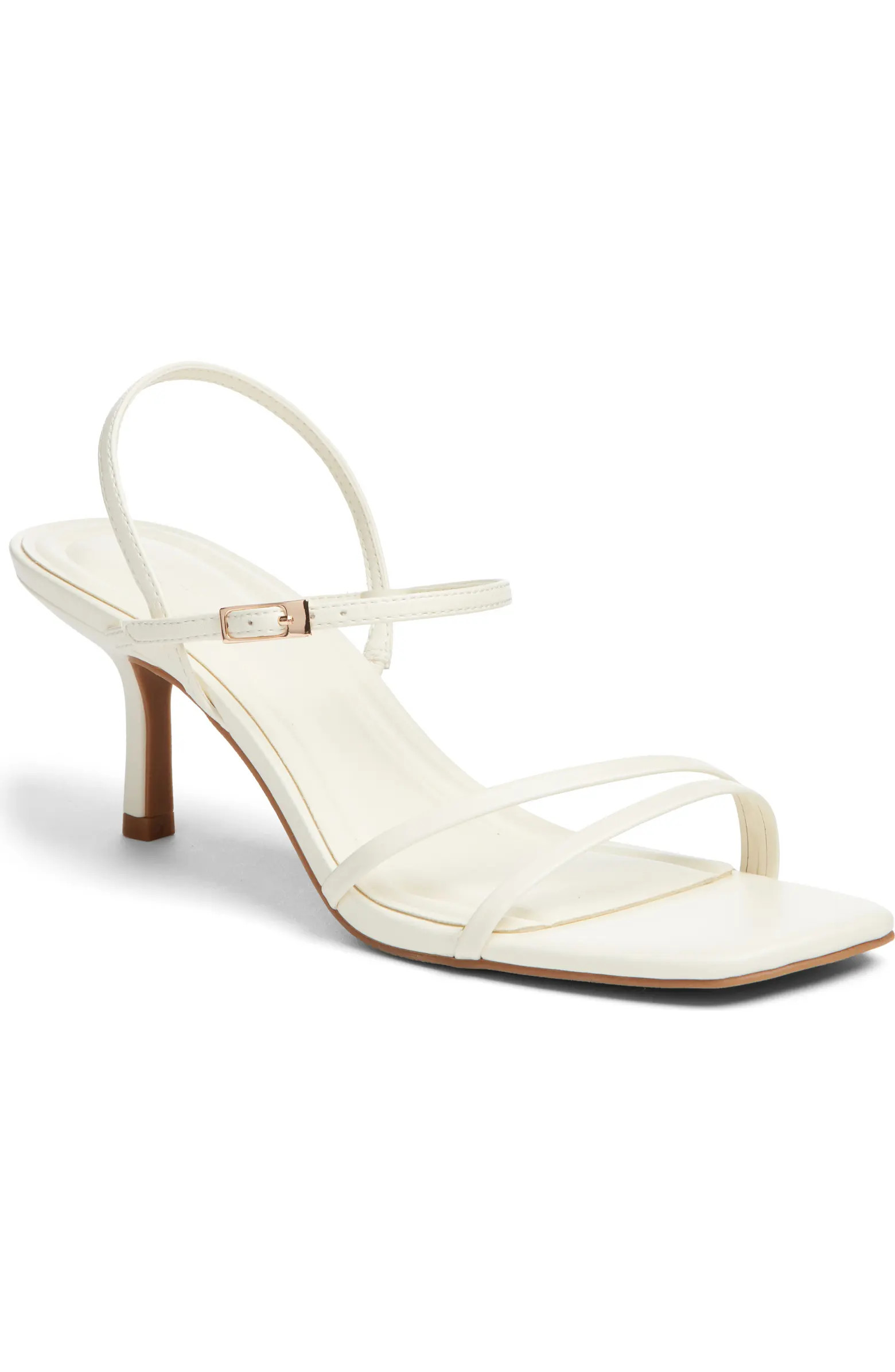 Open Edit Rania Square Toe Sandal (Women) | Nordstrom | Nordstrom
