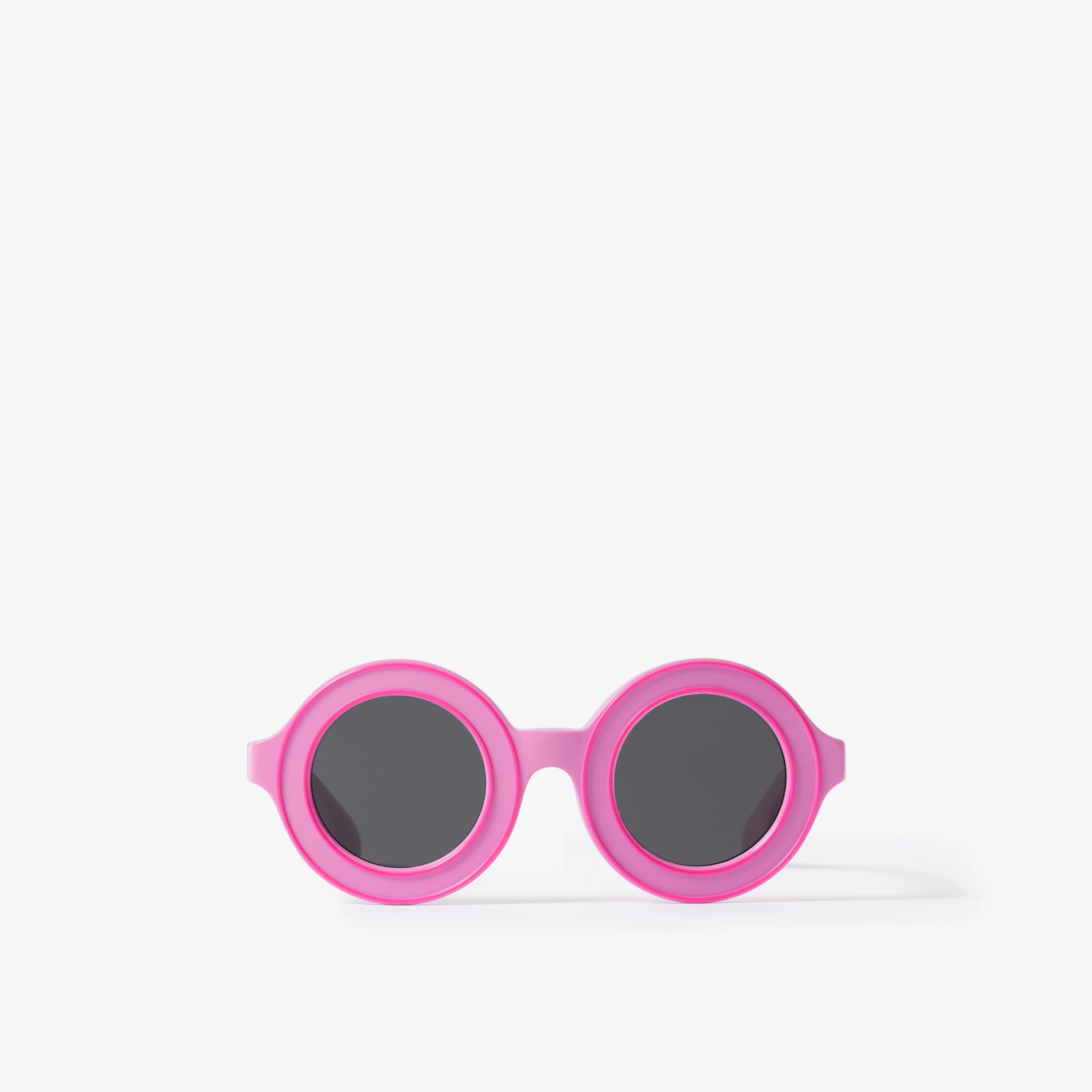 Logo Detail Round Frame Sunglasses | Burberry (US)