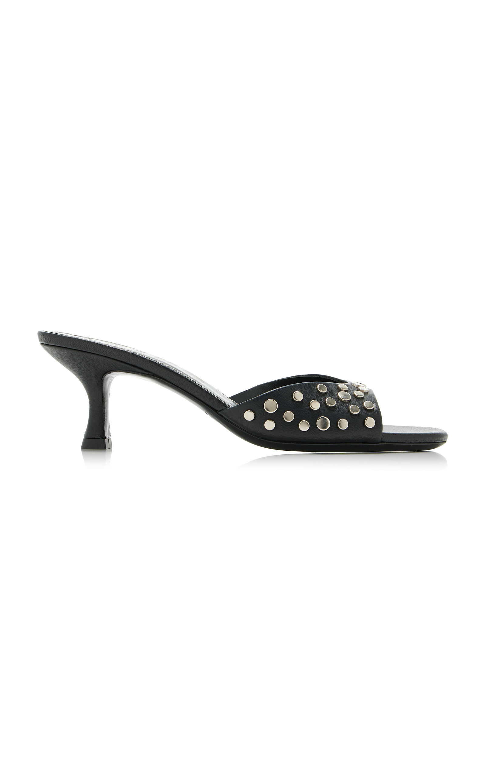 Brigitte Studded Leather Mules | Moda Operandi (Global)