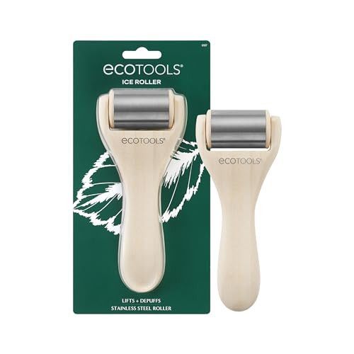 EcoTools Ice Roller, Lifts & Depuffs Skin, Stainless Steal Cooling Roller For Face & Neck, Provides Relaxation While Sculpting, Eco Friendly, Vegan, & Cruelty Free Skincare Tool, 1 Count | Amazon (US)