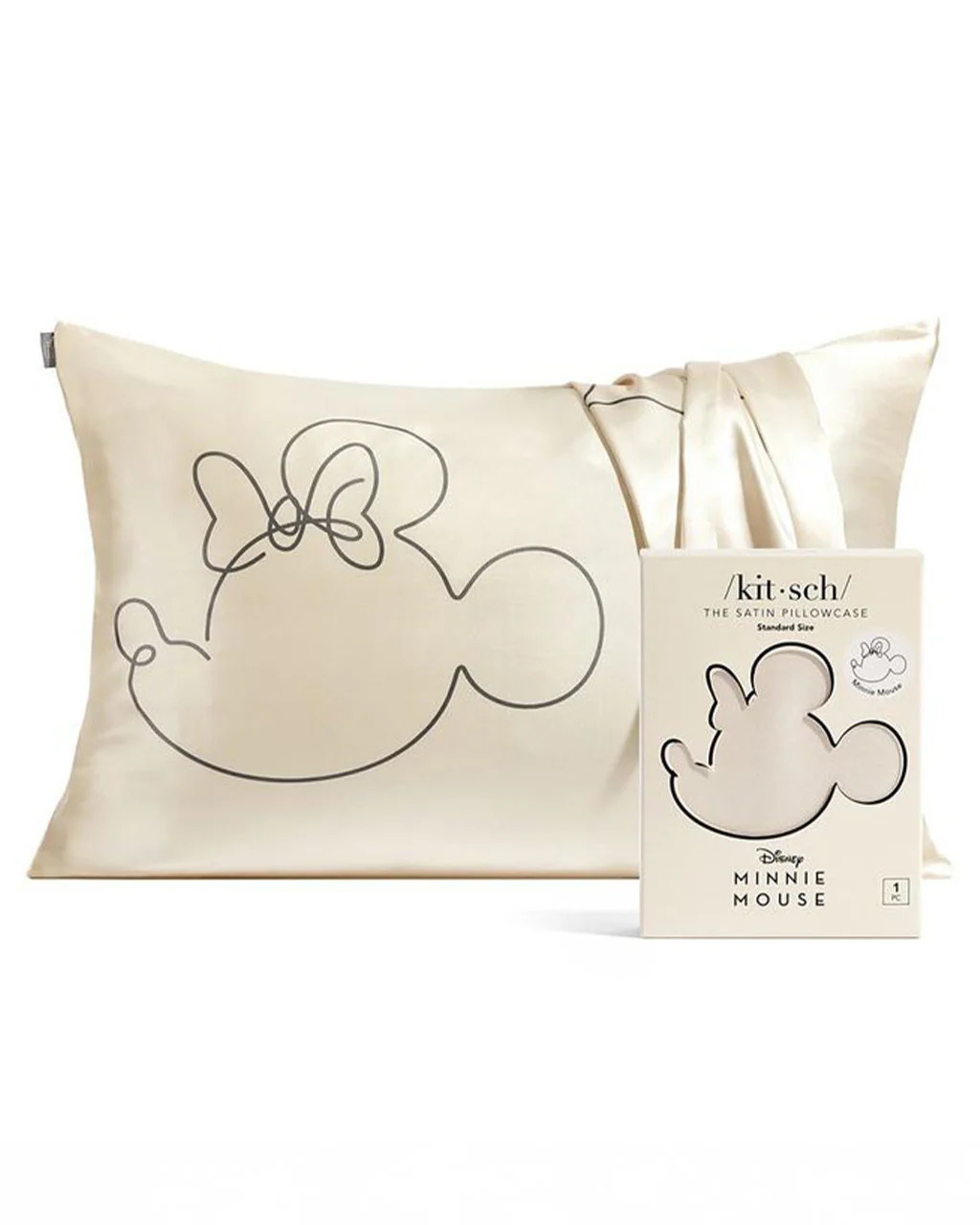 Kitsch x Mickey and Minnie Satin Pillowcase - Mrs. Mouse | ban.do