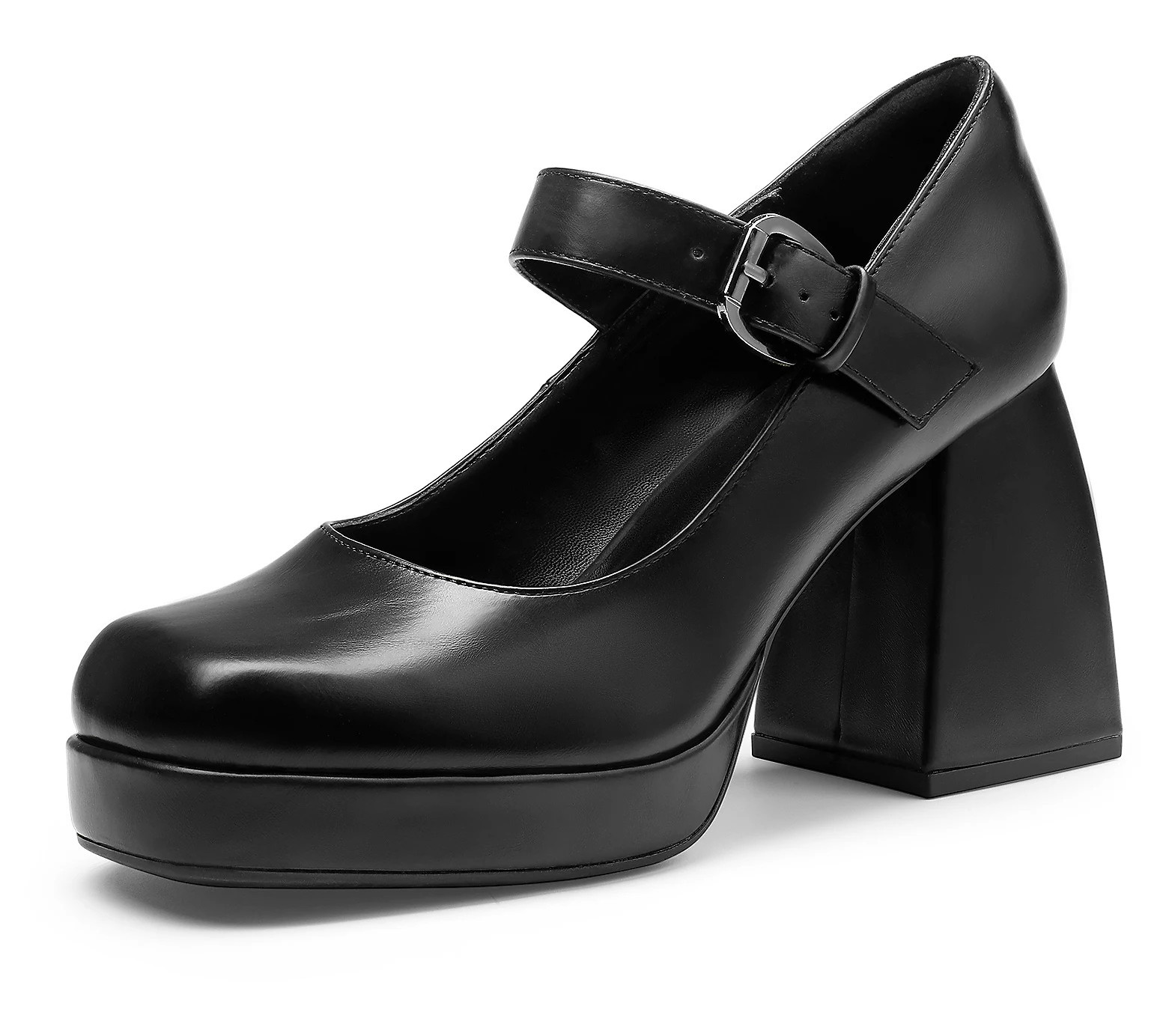 Dream Pairs Chunky Heel Platform Mary Jane | QVC
