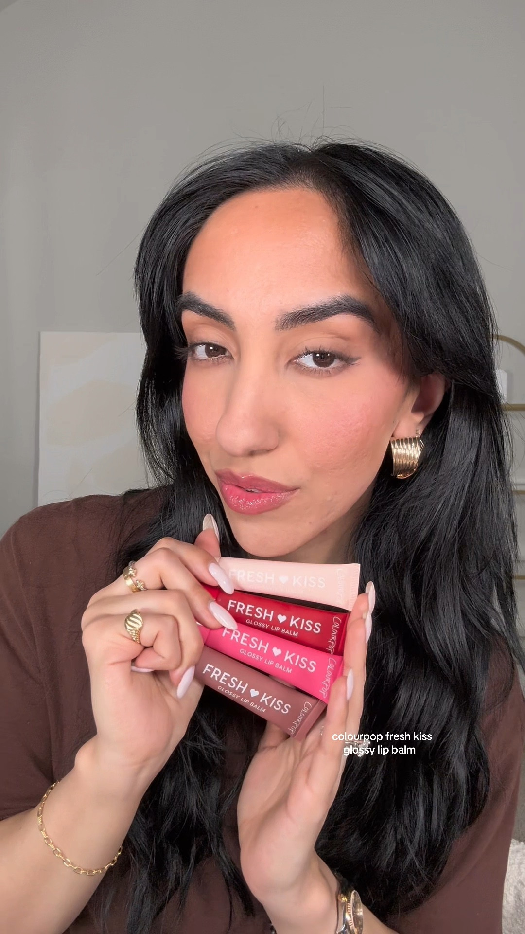 these are the INSANE lip gloss balms 💋 the amount of pigment and hydrating it is at the same time,  no other brand can match the pay off nor the $10 price tag, and it’s available in 8 shades - OK colourpop fresh kiss glossy lip balms! 

#LTKFindsUnder50 #LTKBeauty #LTKGiftGuide