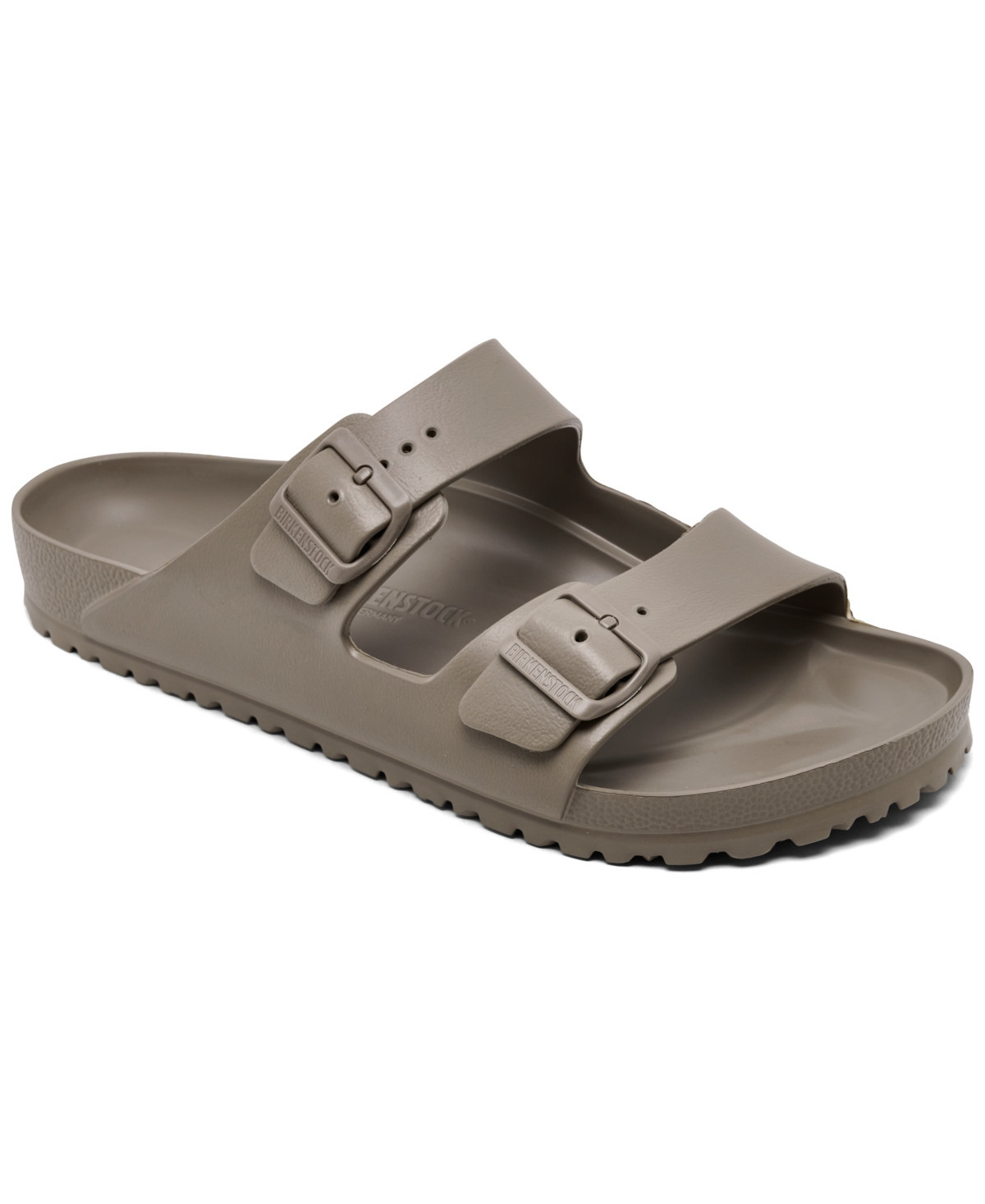 Birkenstock Men's Arizona Essentials Eva Two-Strap Sandals from Finish Line - Gray Taupe | Macy's