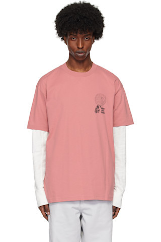 Carhartt Work In Progress - Pink Chrysanthemum T-shirt | SSENSE