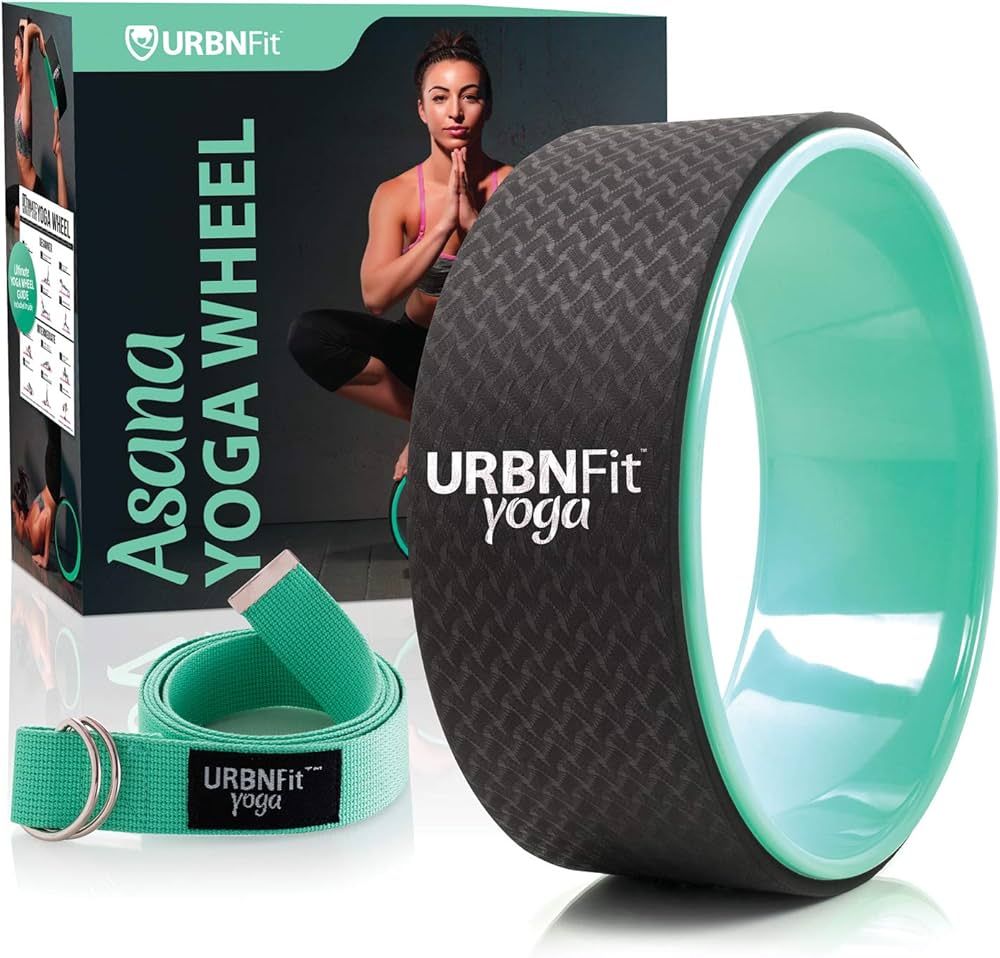 URBNFit Yoga Wheel - 12-Inch Roller Designed for Stretching & Flexibility to Help Back Aches & Te... | Amazon (US)