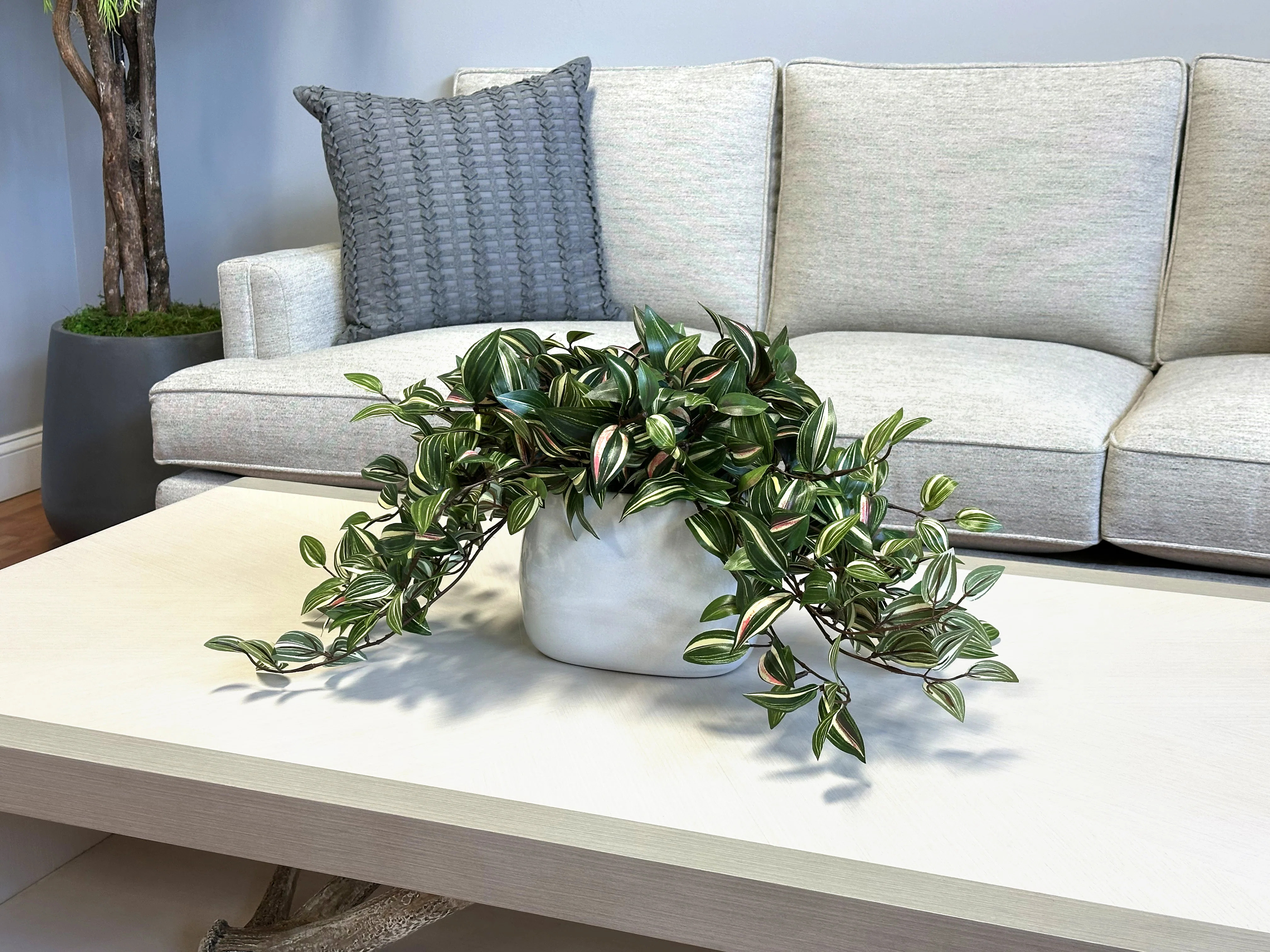 Karas Faux Tradescantia Plant in Ceramic Vase | Wayfair North America