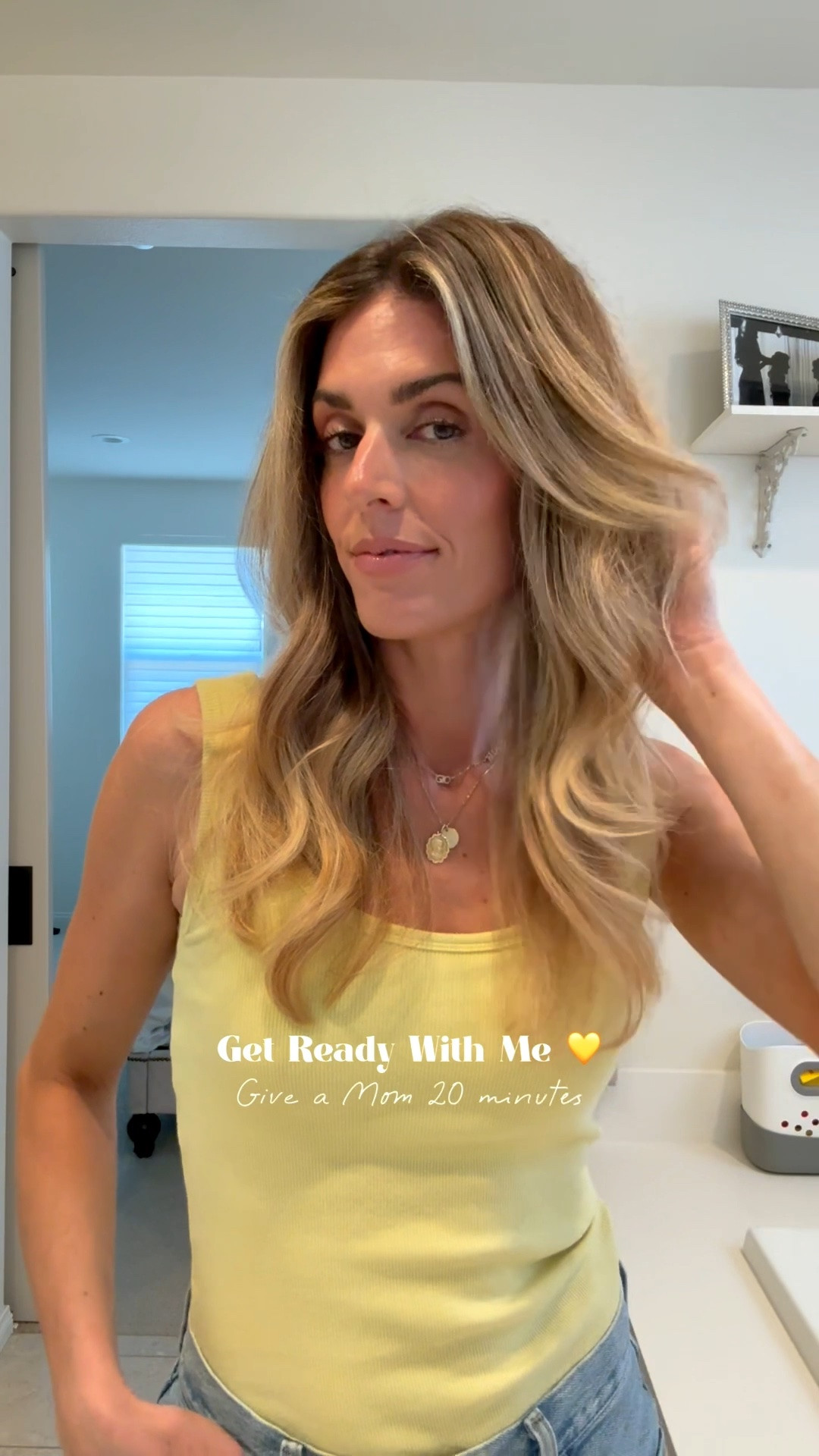 Get Ready With Me 💛 It’s amazing what 20 minutes of getting yourself ready can do for your day 👏🏼 Makeup took 8 minutes, hair took 15 = 23 minutes total 🙌🏻 I always feel so much more motivated when I’m put together for the day. I have been loving this hair dryer it’s so good!! 

T3 Aire 360, hair dryer, beauty routine, makeup, everyday makeup, big voluminous curls hairstyle, everyday hair, mom makeup, mom hair, Abercrombie, Levis

#LTKgrwm #LTKBeauty #LTKselfcare