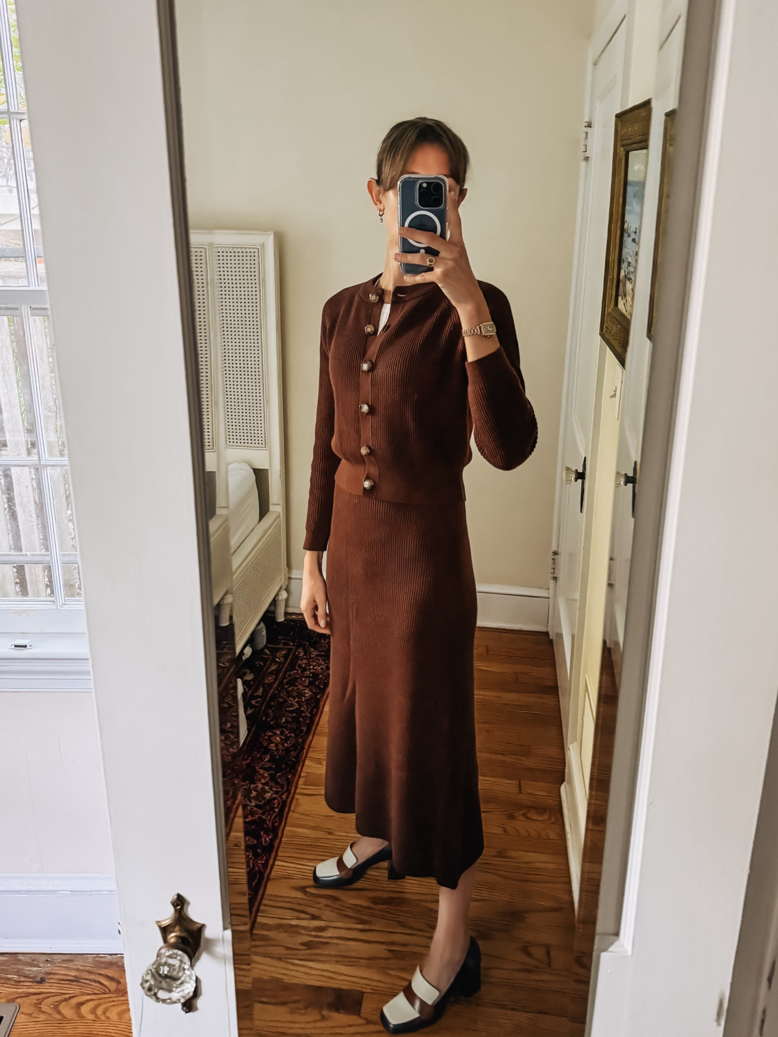 I wore this comfy knit skirt to work yesterday. Super cute with two-toned loafers for fall.

#LTKSeasonal #LTKShoeCrush #LTKWorkwear