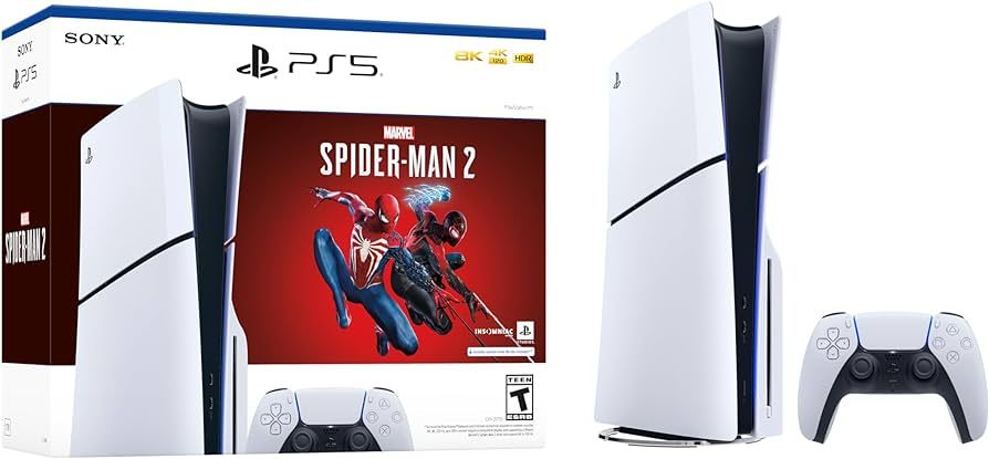 PlayStation 5 Console -  Marvel’s Spider-Man 2 Bundle (slim) | Amazon (US)