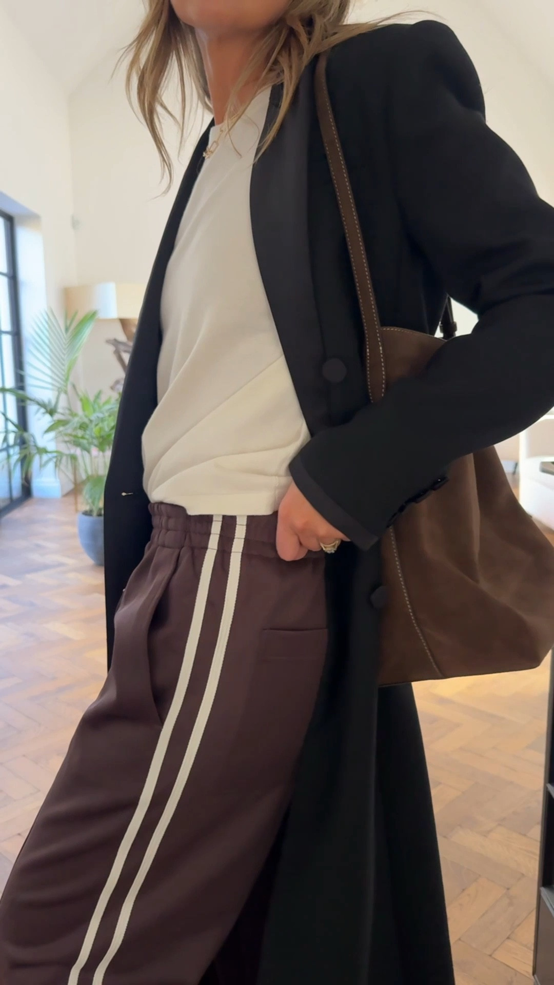 Trench Coat x3 Way 
Tracksuit Bottoms + Trench + Suede Bag

Spring | March | lunch outfit | coat | jacket | 

#LTKuk #LTKspring #LTKworkwear