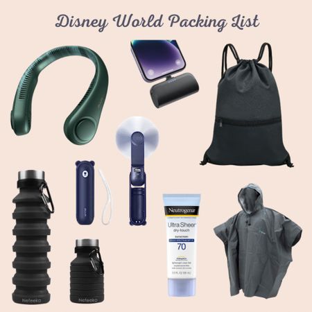 Disney world packing list, day pack, what to bring to the park, portable fan, Disney essentials 

#LTKtravel