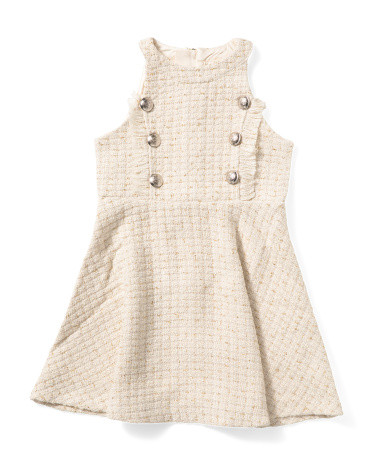 Girls Roma Boucle Dress | TJ Maxx