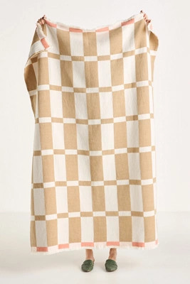 Ares Cotton Chenille Throw Blanket | Anthropologie (US)