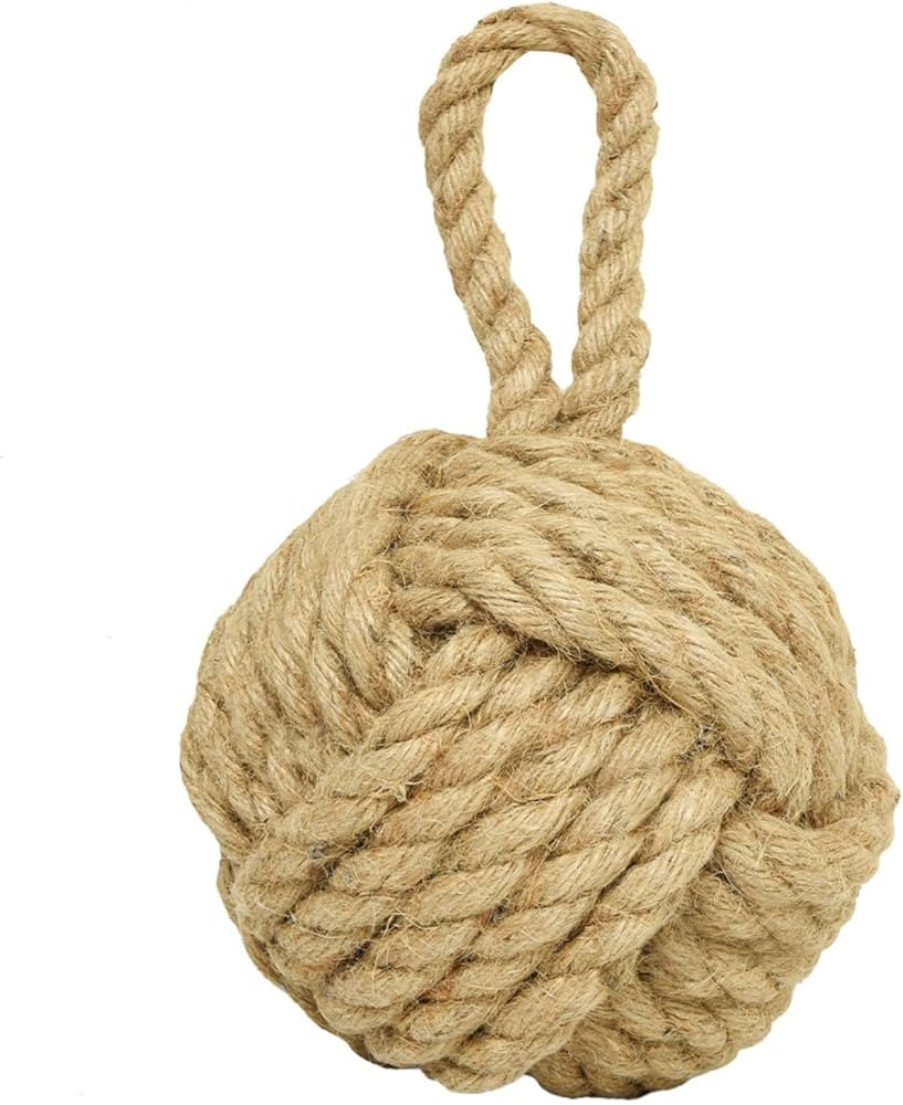 Decorative Door Stoppers Rope Knot Nautical Weighted Decorative Door Stop, Heavy Duty Doorstopper... | Amazon (US)