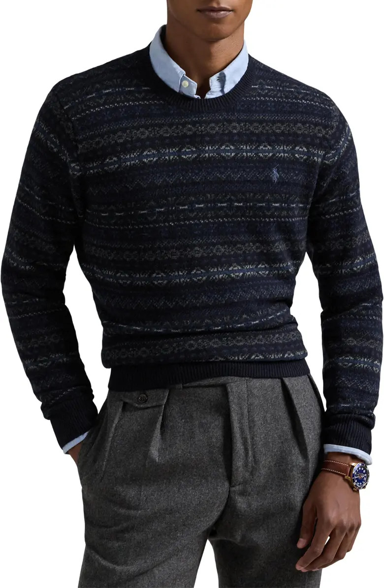 Polo Ralph Lauren Wool Fair Isle Sweater | Nordstrom | Nordstrom