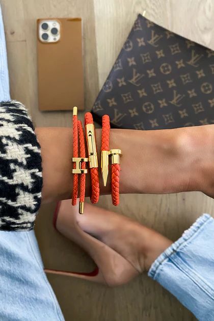 Leather Nail Bracelet | The Styled Collection