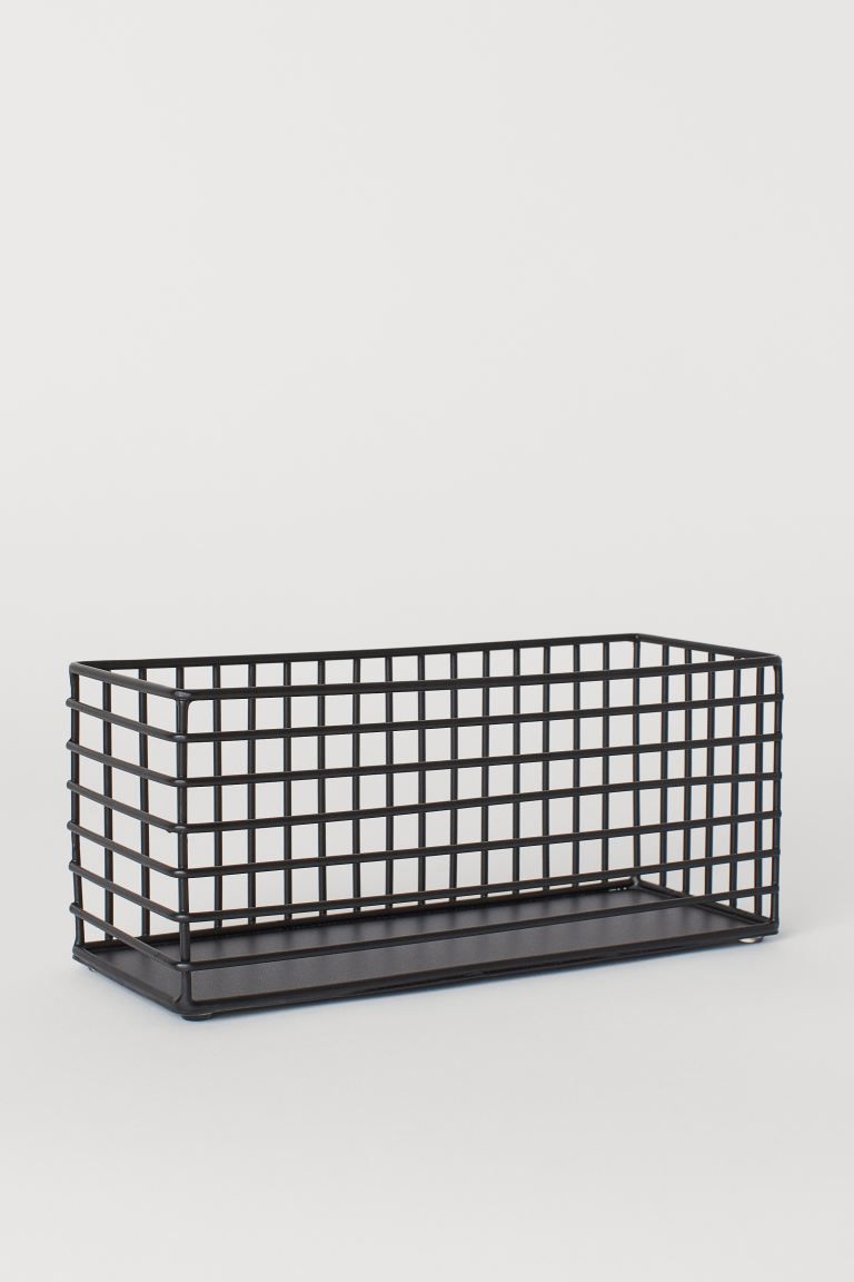 Metal Wire Basket - Black - Home All | H&M US | H&M (US)
