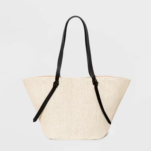 Straw Tote Handbag - A New Day™ Natural | Target