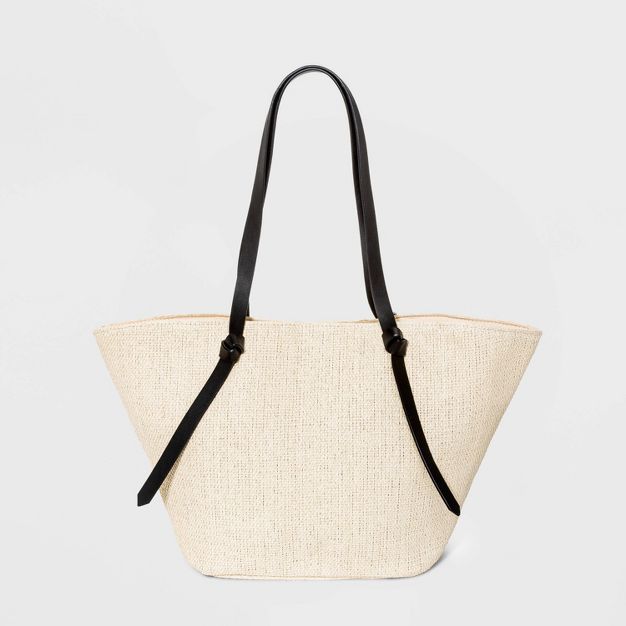 Straw Tote Handbag - A New Day™ Natural | Target