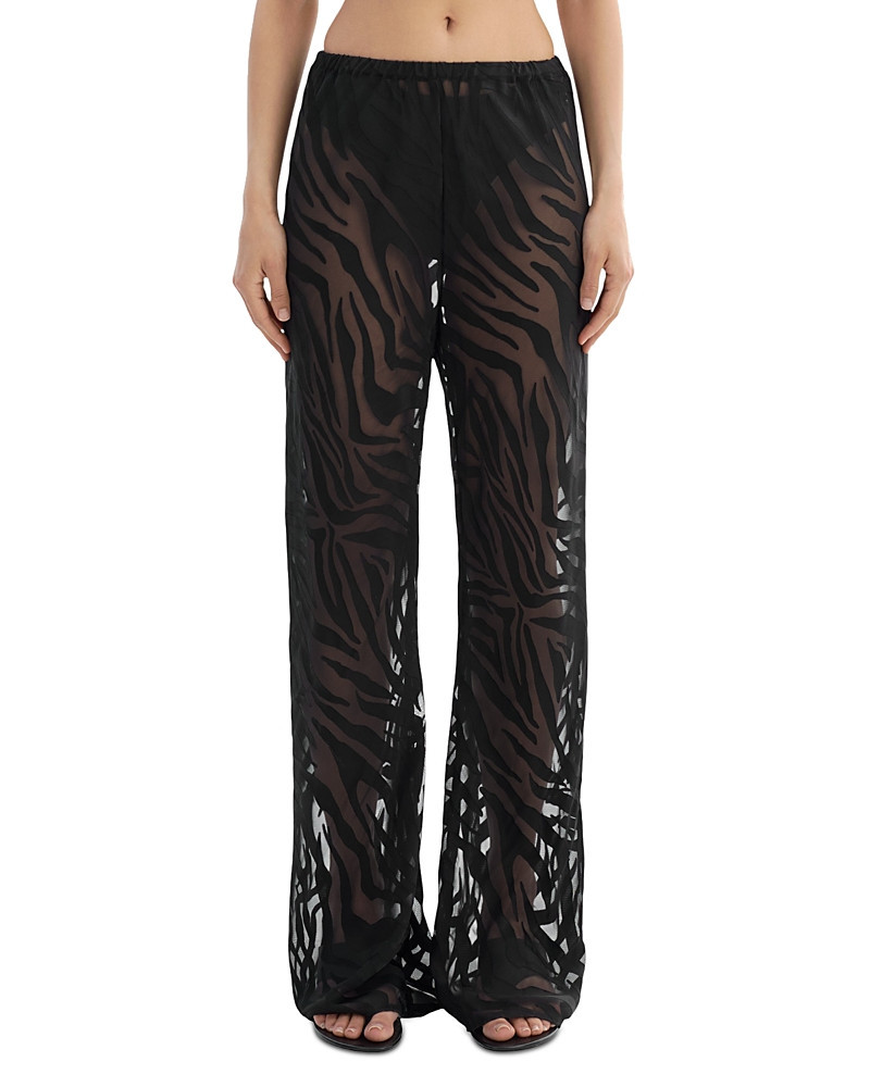 Lamarque Sheer Zebra Pattern Pants | Bloomingdale's (US)