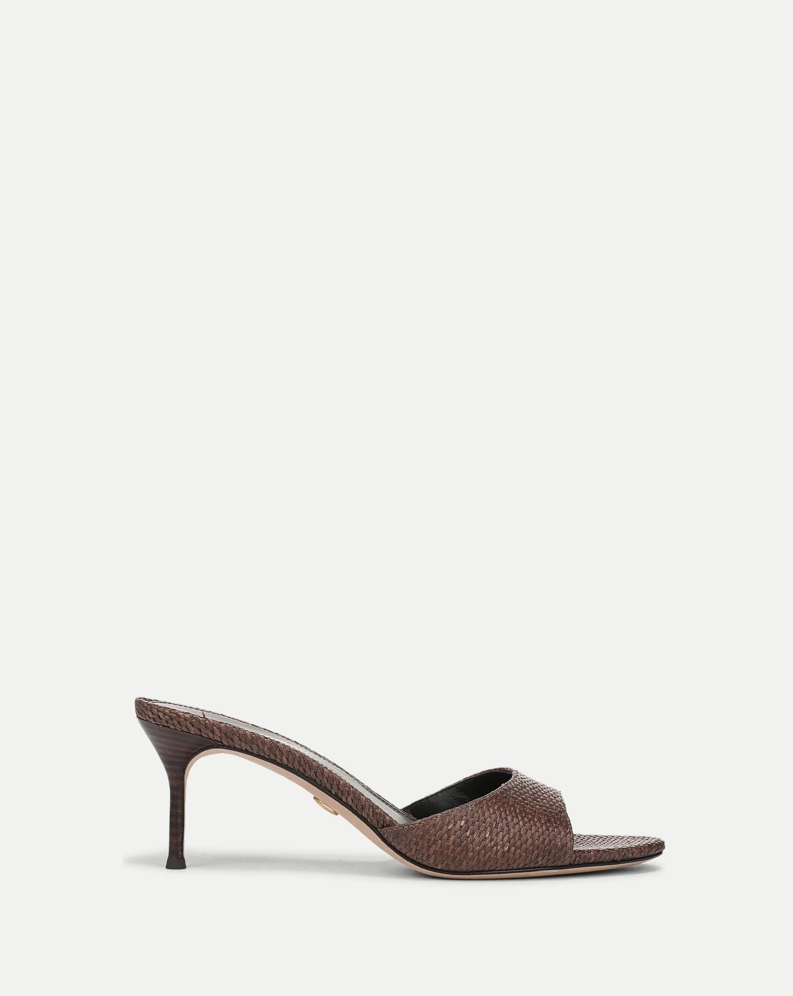 Tia Raffia Sandal in Brown Espresso | Veronica Beard | Veronica Beard
