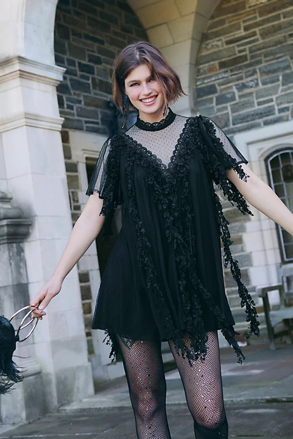 Pirouette Mini Dress by Free People, Black, XS | Free People (Global - UK&FR Excluded)