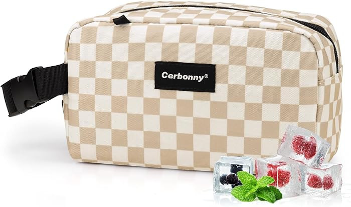 Cerbonny Small Cooler Bag Freezable Lunch Bag for Work School Travel,Small Lunch Bag,insulated sn... | Amazon (US)