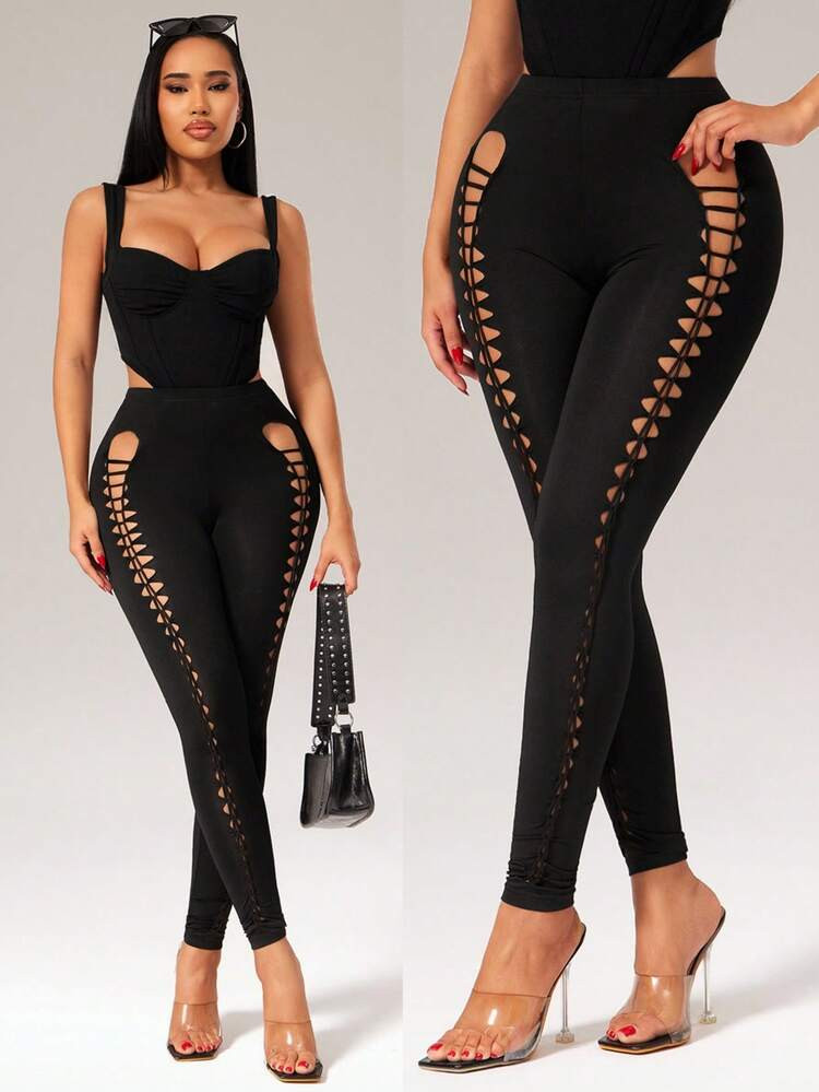 Cut out leggings | SHEIN